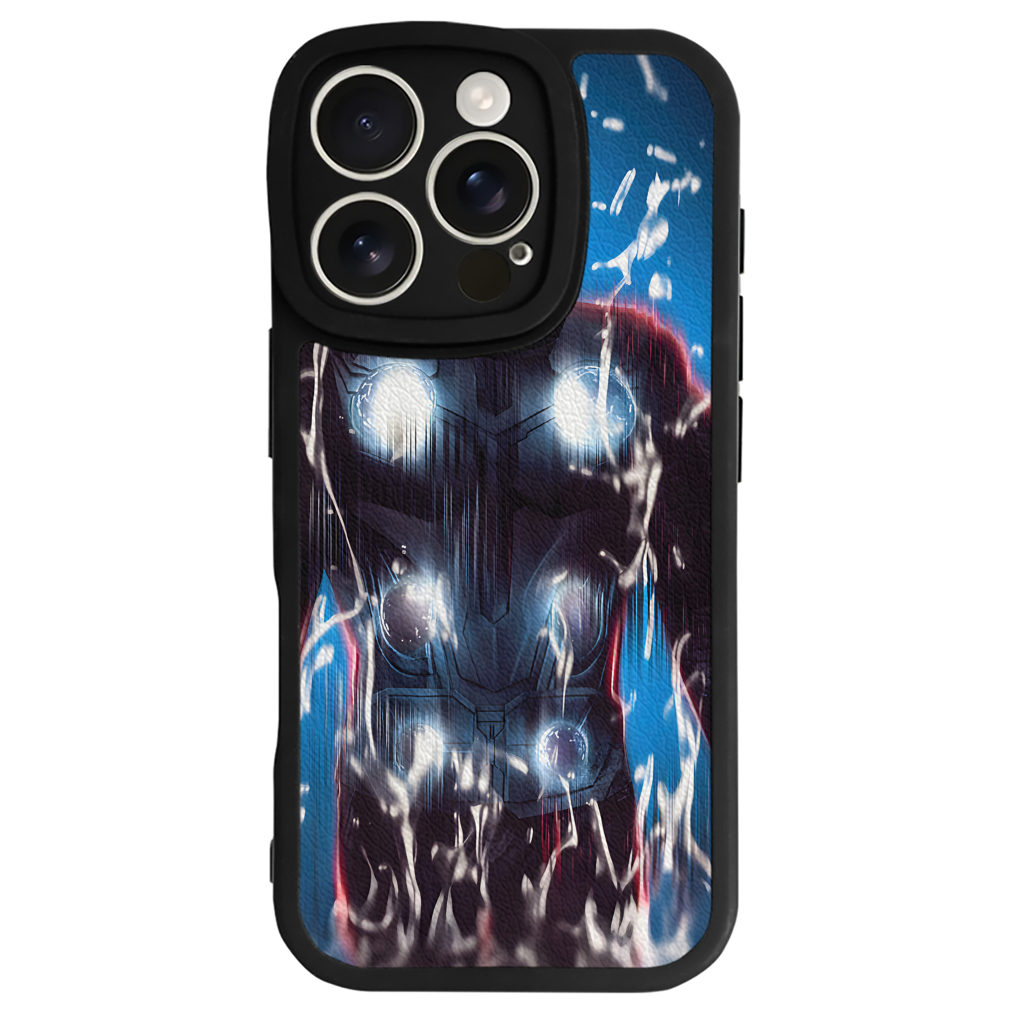 （画像用） アベンジャーズ The Avengers 【iPhone 16シリーズ対応】シリコンスマホケース（レザー調） 材質：シリコン